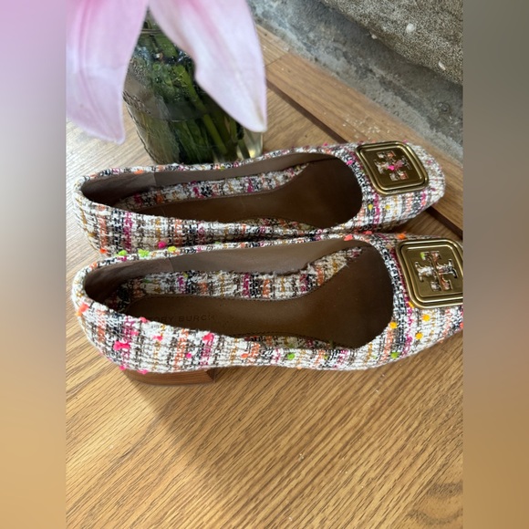 [Tory Burch] Multi Color Georgia Tweed Pump w/Block Heel Sz:8M - Picture 7 of 15